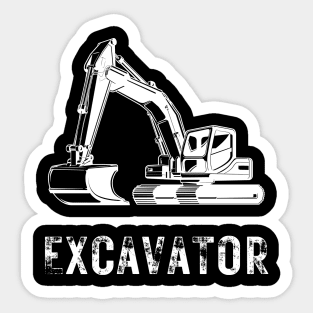 excavator Sticker